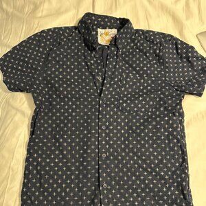 Naked and Famous - Short Sleeve Easy Shirt Kimono Plus - Sz M